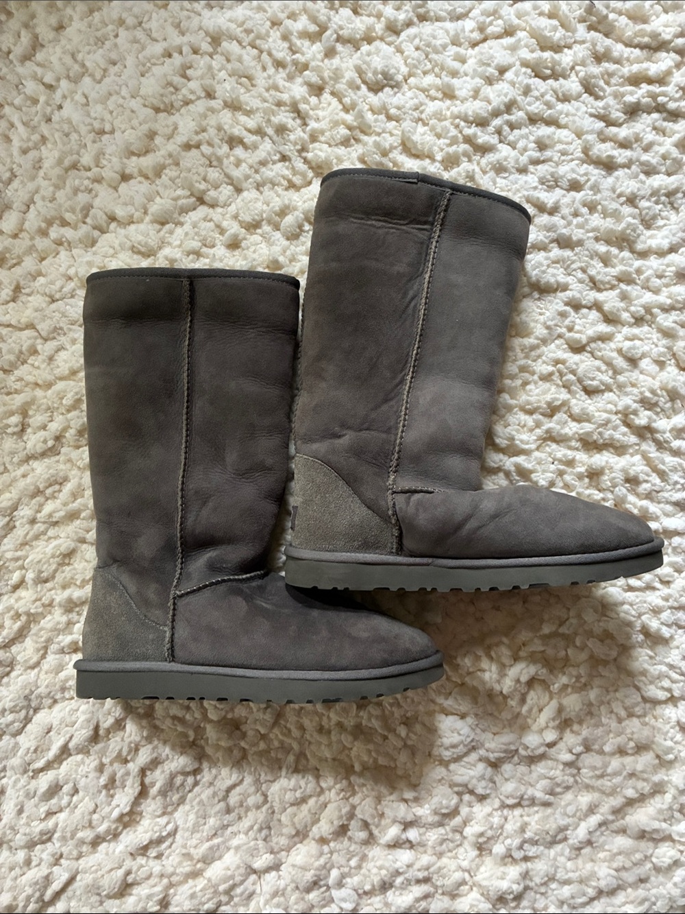 UGG Classic Tall Suede Boots - Gray